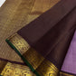 Mauve Lavender Zari Kattam — Petite Border | Pure Kanchipuram Silk ✨
Lavender-purple body with fine zari kattam checks & gold paisley buttas 💜
Silk Mark Certified • Free Shipping within USA• Ships in Two Weeks ✅i