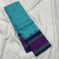 Amethyst Neelam • Pure Silk Kanchipuram Saree
Aqua–Teal Body with Silk-Thread Buttas • Navy Pallu & Amethyst Borders
Silk Mark Certified • Free USA Shipping • Ships in Two Weeks ✅