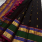 Mahathi Kanjivaram — Black Silk with Elephant Zari Borders
Deep Black Body • Green & Maroon Contrast • Blue Temple Highlights
Silk Mark Certified • Free Shipping within USA • Ships in Two Weeks