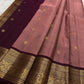 Mauve Buttas – Pure Kanchipuram Silk Saree
Ethereal mauve body adorned with buttas ✨
Borders rich in regal zari with floral and animal artistry 🌿🦚
Grand pallu woven in opulent gold jaal, exuding heritage charm 💫 Silk Mark Certified, delivery in 2 weeks