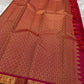Vairaoosi Kili – Pink ✨
Pure Silk Kanchipuram Saree
with Delicate Parrot Motifs 🕊️
Vanki Neli Zari Border 🌿 with peacock and paisley motifs 
& Opulent Brocade Pallu ✨