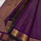 Purple Gandaberunda Vairaoosi — Pure Silk Kanchipuram Saree
Royal purple vairaoosi stripes with antique-gold Gandaberunda buttas & temple border.
Silk Mark Certified · Free USA Shipping · Ships in 2 Weeks ✨