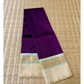 ilaa 💜✨ – Deep Purple & Royal Ivory Silk Saree
Exquisite deep purple paired with serene royal ivory accents.
Intricate 3G zari work with delicate turquoise silk thread highlights.
Vanasringaram-style border with Seer Pallu for traditional elegance.