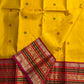 Pasupu sonaroopa -yellow body with green chakram & maroon sheaf buttas • Varisaipet korvai borders in rust, olive & rani pink with dual-tone zari • Grand  pallu with temple vines & medallions ✨
Silk Mark Certified ✅ • Free Shipping within USA in 1 week