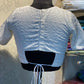 chikankari work,hakoba embroidery casual white blouse