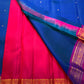 Amrita Neelam — Pure Silk Kanchipuram Saree
Sapphire Blue Body • Vadamalli Purple Zari Borders • Rani Pink Brocade Pallu
Antique Gold Coin Buttas • Handwoven Korvai Weave • Regal Festive Finish
Silk Mark Certified ✅ • Free Shipping within USA • Ships in T