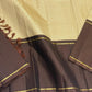 ✨ Siri Kattam — Pure Silk Kanchipuram Saree ✨
A refined butter-cream micro kattam body paired with deep coffee-brown panels, gold rope-zari borders and a zari pallu.
Silk Mark Certified • Free USA Shipping • Ships in 2  weeks , blouse stitching $30