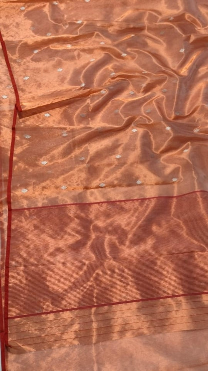 Pure silk Chanderi saree