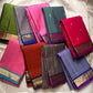 Varnam – Leaf Green Pure Kanchipuram Silk Saree with Gold Zari Buttas, Trellis Design Arakku Border, and Contrast Maroon Zari Pallu