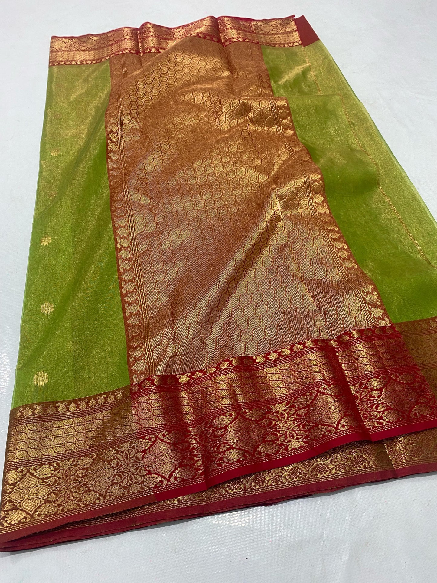 Chanderi tissue pure silks