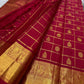Leelavati Kattam Red
Kumkum-Red Kanchipuram Silk Saree
Zari Kattam Checks & Elephant Procession Border