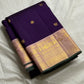 violet Sorgavasal mayil — Pure Silk Kanchipuram Saree
Deep violet body with antique-gold zari chakram buttas and petal-pink brocade mayil (peacock) borders
Silk Mark Certified ✅ • Ships in Two Weeks ✅ • Free Shipping within USA 🇺🇸