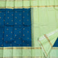 Vasantha Neelam — Teal Korvai Kanchipuram Pure Silk Saree


Peacock-blue body with gold muthu buttas · Mint-pistachio korvai border & pallū

Handloom Kanchipuram • Contrast running blouse included

Silk Mark Certified

Free Shipping within USA, 2 weeks