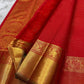 Ravi Kiranam Red Zari Kattam | Pure Silk Kanchipuram

Fiery Kumkum-Red • zari  Checks & Zari Buttas

Grand Gold Zari Border • Brocade Pallu with Ornamental Medallions

Silk Mark Certified • Free Shipping within USA

Ships in Two Weeks | Blouse Stitc