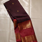 Vennela – Deep Jamun Kanchipuram Silk Saree with Retta Pet Border & Araimaadam Pallu
Luxurious deep jamun silk body adorned with gold zari mayil buttas.
Retta pet border with kamalam and mayil motifs woven in rich zari.
Araimaadam pallu featuring mayilpet