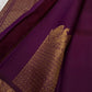 Lotus Glow — Pure Kanchipuram Silk Saree
Deep amethyst-purple with lotus buttas, peacock & elephant zari border
Silk Mark Certified ✅ | Free USA Shipping | Ships in Two Weeks ✅
