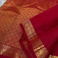 Red Radiance — Pure Silk Kanchipuram Saree
Arakku Vermilion Silk with Gold Peacock & Paisley Buttas ✨
Silk Mark Certified ✅ | Free USA Shipping 🇺🇸 | Ships in Two Weeks