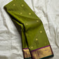Pachai Mayura Butta – Pure Silk Kanchipuram Saree

Leaf-green body with gold floral and mayura buttas

Magenta korvai border with peacock-vine motifs

Silk Mark Certified | Free Shipping within USA

Ships in 1 Week | Fall & Pico✅ | Blouse Stitching $30