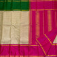 Ivory micro-checks with vibrant rani-pink korvai border & parrot-green blouse ✨
Silk Mark Certified • Fall & Pico Done • Free USA Shipping • Ships in 2 Weeks ✅