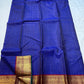 Neela Ratnam — Pure Silk Kanchipuram

• Cobalt-blue kattam checks with antique-gold zari

• Ruby-maroon contrast pallu with grand zari work

• Floral vine borders with bottle-green selvedge

• Silk Mark Certified • Ships in Two Weeks • Free Shipping withi
