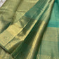 Minted Teal Glow Vaira-oosi

Pastel Teal Body with Silver “Chakram” Buttas

Antique-Gold Zari Paisley Border & Rich Woven Pallu

Silk Mark Certified ✅ Free Shipping within USA ✅

Ships in Two Weeks ✅ Blouse Stitching Available ✅