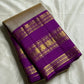 Orchid Vairaoosi ✨ – Pure Kanchipuram Silk Saree with Unique Mupettu Border


Regal Purple Vairaoosi Body with Fine Zari Pinstripes

Silver-Grey Rettapet Contrast with Unique Orchid Purple Mupettu Border