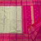 Cardamom Roja • Pure Silk Kanchipuram Saree
Pista Green with Gold Buttas • Rani Pink Contrast & Silver Zari Borders
Silk Mark Certified • Free USA Shipping • Ships in Two Weeks ✅