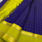 Neelam Parrot Pachai — Pure Kanchipuram Silk Saree
Royal blue body with gold kattam checks & parrot-green korvai border
Silk Mark Certified ✅ | Free USA Shipping | Ships in Two Weeks ✅