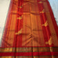 Scarlet Mist ✨ – Pastel Mint Vairaoosi Kanchipuram Pure Silk Saree
Korvai Scarlet-Red Border with Rich Zari Vines & Green Selvedge
Grand Red Pallu with Traditional Bird Buttas & Brocade Panels
Contrast Red Blouse fabric