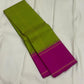 Rose Garden | Korvai Kanchipuram Pure Silk Saree

Magenta-rose body with parrot green micro-checks & temple Korvai join

Rettai pettu striped zari pallu | Contrast magenta blouse

Silk Mark Certified | Dry clean only

Ships in 1 week | Free Shipping USA