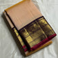Butterscotch Vairaoosi — Pure Silk Kanchipuram Saree
Sand–butterscotch vaira oosi body • Maroon–plum korvai borders • Antique gold zari floral & peacock weave
Silk Mark Certified ✅ • Fall & Pico Done ✅ • Blouse Stitching Available ($30) ✅ • Ships in Two W