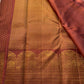 Rust Orange Elephant Peacock Arches – Pure Silk Kanchipuram Saree
Tiny gold podi butta motifs with grand elephant & peacock arch borders
Rich antique-gold zari pallu with floral columns & temple designs
Silk Mark Certified | Free Shipping within USA-