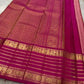 “Roja” Petal Pink Kanchipuram Pure Silk Saree
Peacock & Floral Zari Buttas on Body
Raspberry Pink Varisaipet Border with Ornate Kamalam Gorgeous Grid Pattern Zari Pallu
