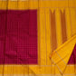 Kattam Kanthi — Pure Silk Kanchipuram Saree
Kalyana arakku body with mustard korvai borders, temple-reku edging & varisaipettu pallu in gold-ochre stripes.
Silk Mark Certified ✅ • Ships in Two Weeks 🚚 • Free Shipping within USA 🇺🇸