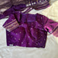 Purple Semi-Georgette Banarasi Saree 💜
Gold Zari Floral Jaal & Striped Weave ✨
Broad Contrast Border with Rich Detailing 💫
Lightweight, Festive & Elegant Draping 🌸
Silk Mark Certified | Ships in 2 Weeks | Free USA Shipping ✅
