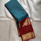 Janaki ✨
Rama Blue Pure Kanchipuram Silk Saree
With Vermilion Red Rettapet peacock Border
Gold Zari lines & beautiful Pallu
Silk Mark Certified | Handloom Heritage