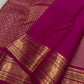 Rose Radiance ✨ – Pure Kanchipuram Silk Saree in Pink

Korvai Raspberry-Pink Border with Floral & Medallion Zari Panels; Magenta Selvedge
Body in Rose Pink with Gold Buttas
Rich Magenta Zari Brocade Pallu with
Silk Mark Certification