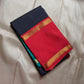 Yamini – Navy Blue Pure Silk Kanchipuram Saree with Ganga Jamuna rettapet Zari Borders
Bold and elegant, Yamini is a handwoven pure silk saree featuring a rich navy blue body with subtle thread detailing, beautiful seer Pallu