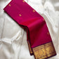 Raaga Raspberry Pink
Raspberry-Pink Kanchipuram Silk Saree
Zari-Woven Medallion Border & Grand Pallu