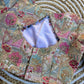 "Garden" collection pastel embroidered and crystal embellished blouse