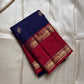 ✨ Gandaberunda Neela Varnam — Pure Silk Kanchipuram Saree ✨
Royal navy body with gold elephant & Gandaberunda motifs, rich araku-maroon korvai borders, and temple zari pallu.
Silk Mark Certified ✅ • Fall & Pico Done ✅ • Blouse Stitching Available ($30) ✅