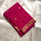 Mahima-Pink ✨ – Iconic Pink Pure Handwoven Kanchipuram Silk Saree with Baby Kamalam Buttas, Petite Muthu Seer & peacock  Floral Border, Grand Annam Zari Pallu, Bridal & Festival Ready, Silk Mark Certified, Blouse Stitching Available, Free Shipping within