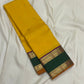 Amrita Pallavi — Kanchipuram Pure Silk

Marigold Yellow Body with Gold Zari Buttas ✨

Deep Bottle-Green Korvai Borders with Paisley Zari & Violet Selvedge

Regal Purple Pallu with Diamond Jaal and Leaf Columns 🌸

Silk Mark Certified | Free USA Shipping |
