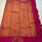 Peacock Arch Zari Kattam — Pure Silk Kanchipuram Saree
Magenta–Rani pink body with fine zari kattam checks & gold peacock motifs • Rust-orange brocade pallu with grand zari weave • Contrast selvedge & rich korvai borders
✨ Silk Mark Cert • Fall & Pico ✅