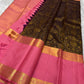 Chandra Pushpam – Rani Pink & Aubergine Pure Silk Kanchipuram ✨🌸

Contrast Aubergine Brocade Pallu with Golden Jaal 🌌

Yellow-Gold Zari Borders with Annam & Floral Motifs 🦚

Silk Mark Certified ✅ | Fall & Pico Done ✅

Free Shipping within USA 🚚 |