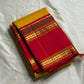 Vasantha Malli ✨
Pure Kanchipuram Silk Saree in Marigold & Kumkum Red
Marigold body with delicate woven checks
Kumkum-red border highlighted with Manthulir Green

Silk Mark Certified, delivery in 2 weeks