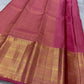 Pretty pink adukkupet pure silk kanjivaram with the Zari Mogra motif inspired by banarasi silks, chakram and mayil grid border