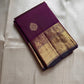 Purple Vairaoosi – Pure Kanchipuram Silk Saree
Classic purple body woven in the timeless Vairaoosi pinstripe technique ✨
Grand antique-gold korvai borders with rosettes & chevron weave. Silk Mark Certified, delivery in 2 weeks