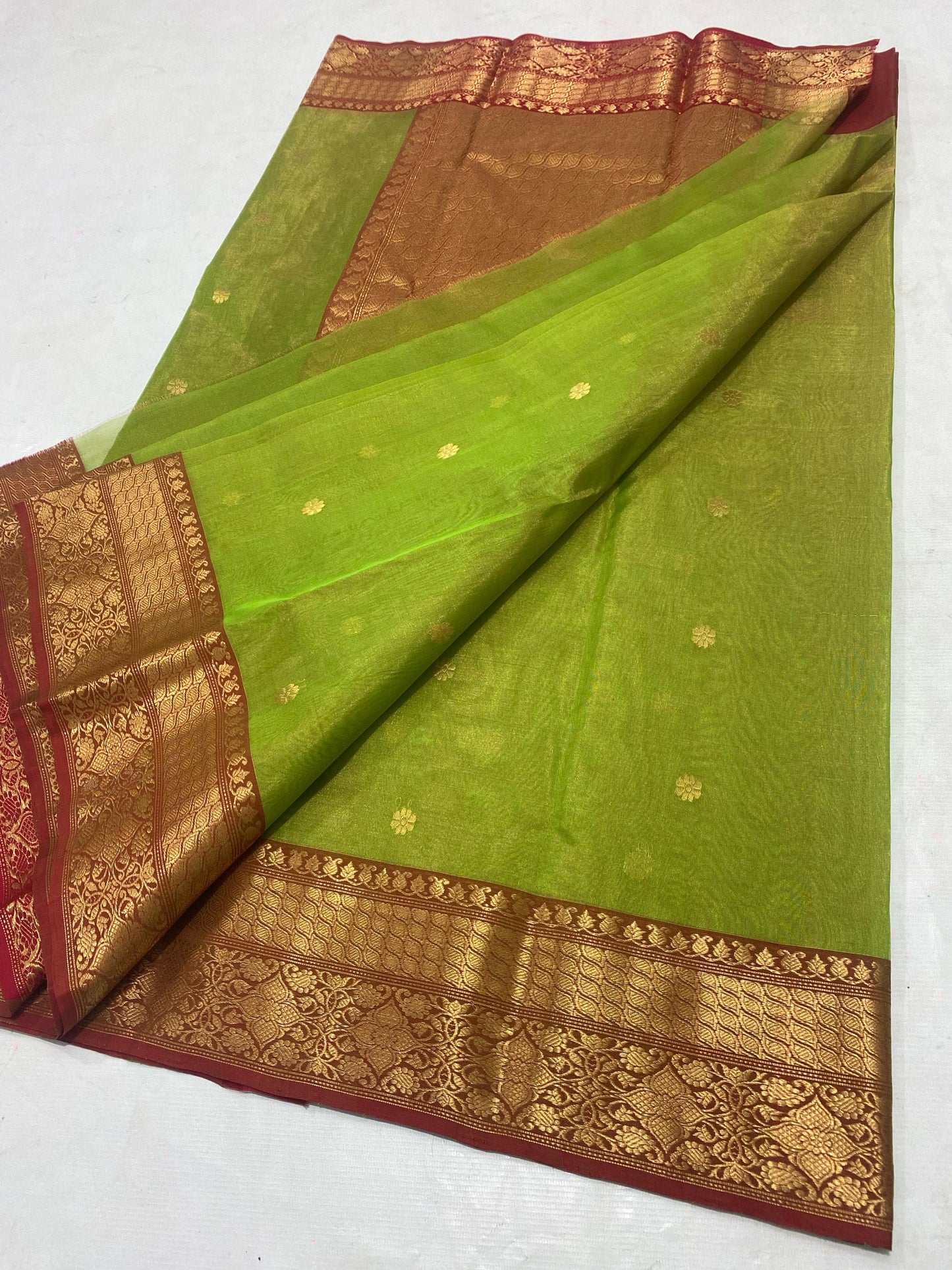Chanderi tissue pure silks