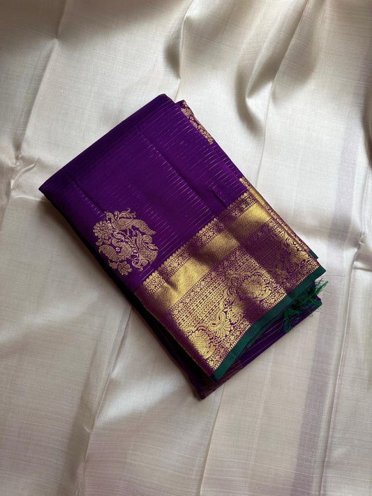 Charcoal Ash Blush Kattam
Pure Kanchipuram Silk Saree – Charcoal Grey, Black & Blush Pink Checks
Contrast deep red korvai borders with intricate gold zari temple motifs
Grand zari pallu, silk mark certified.ships in 2 weeks